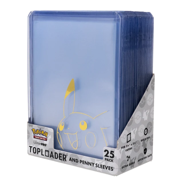 TCG - TOPLOADER AND PENNY SLEEVES COMBO PACK - POKEMON - PIKACHU