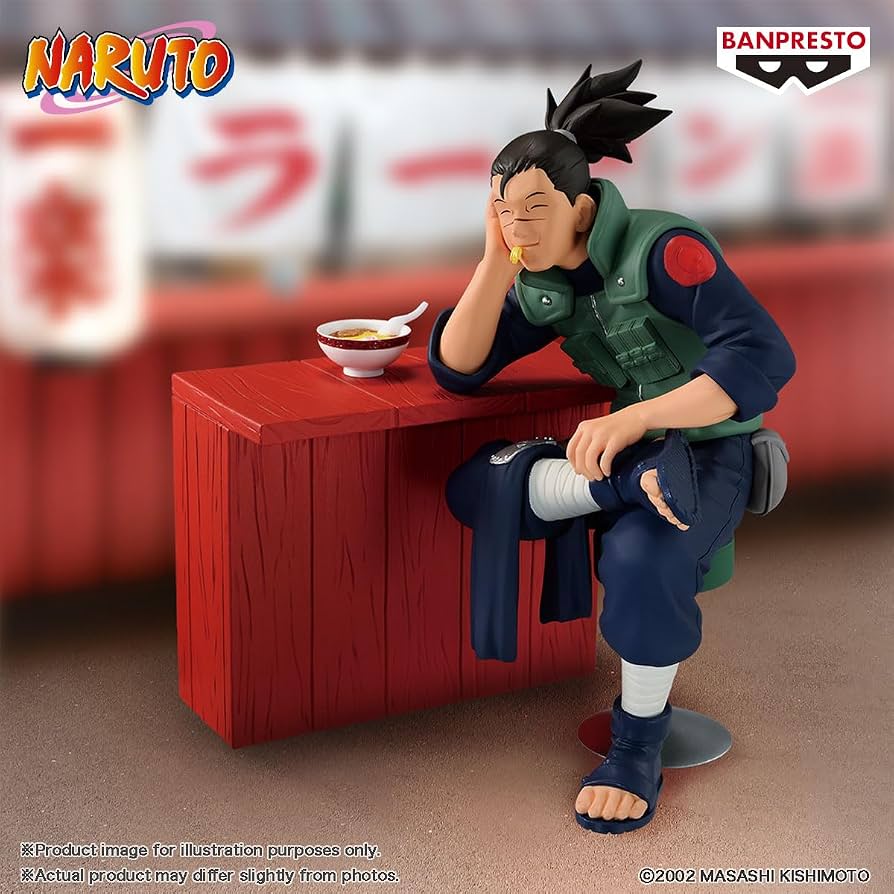 ACTION FIGURE - BANPRESTO NARUTO SHIPPUDEN - ICHIRAKU - IRUKA - STATUA 12CM