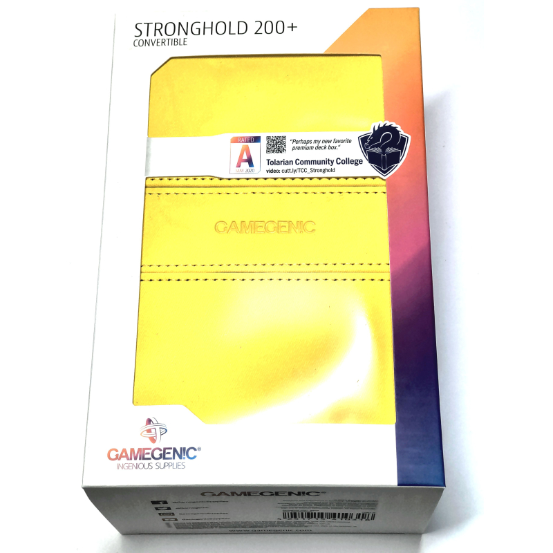 TCG - DECK BOX - STRONGHOLD 200 - YELLOW