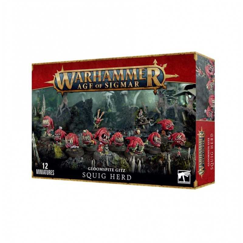 WARHAMMER AOS GLOOMSPITE GITZ MANDRIA DI QUIG