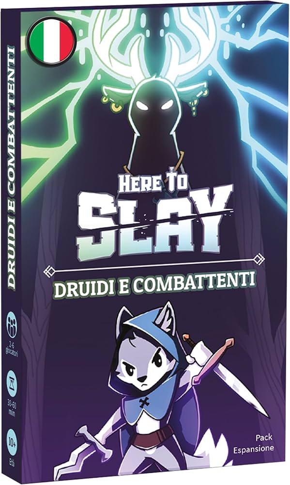 BOARDGAMES - HERE TO SLAY - DRUIDI E COMBATTENTI - ESPANSIONE