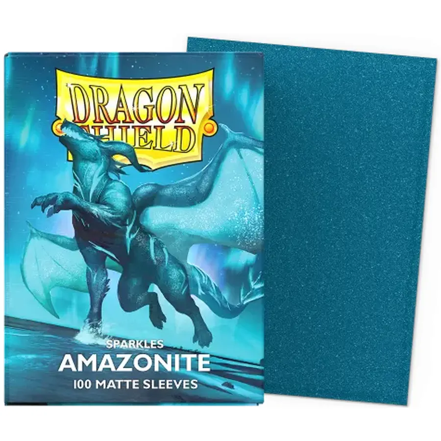 TCG - DRAGON SHIELD MATTE  - 100 STANDARD SLEEVES - AMAZONITE