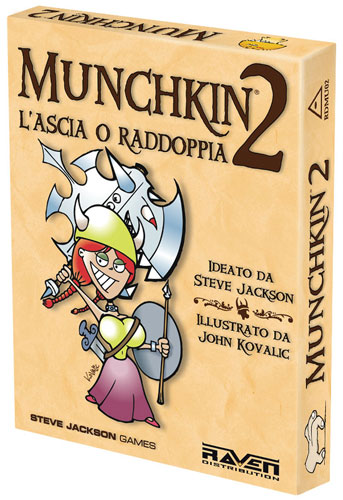BOARDGAMES - MUNCHKIN 2 - L'ASCIA O RADDOPPIA - NUOVA ED.