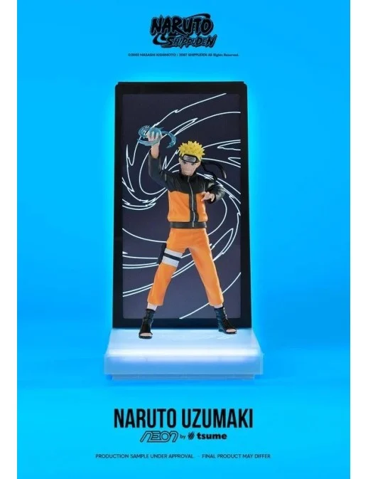 NEON FIGURE - NARUTO SHIPPUDEN NEON BY TSUME NARUTO UOZUMAKI STATUA FIGURE