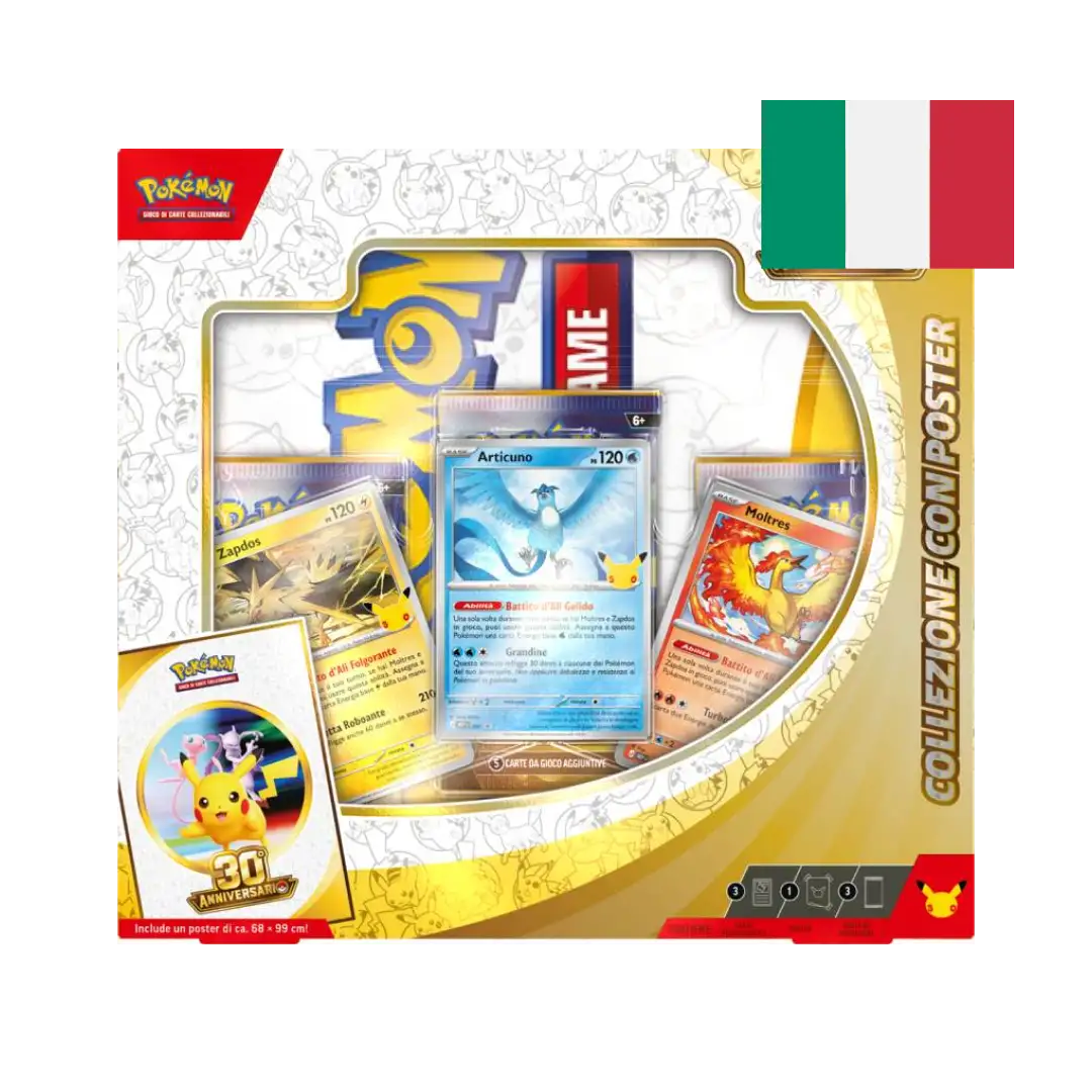TCG - POKèMON TCG - 30 TH COLLEZIONE CON POSTER