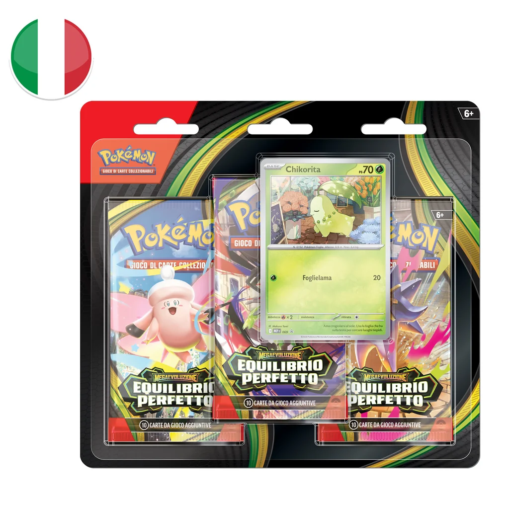 TCG - POKèMON TCG - EQUILIBRIO PERFETTO - BLISTER CHIKORITA