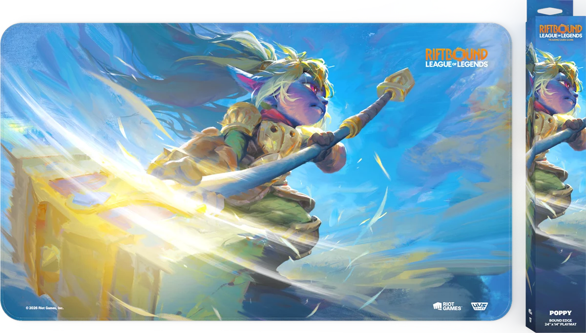 TCG - RIFTBOUND - LEAGUE OF LEGENDS - UNLEASHED - PLAYMAT - POPPY