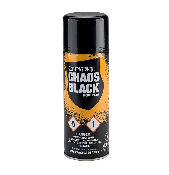 WARHAMMER 40K CAOS BLACK SPRAY