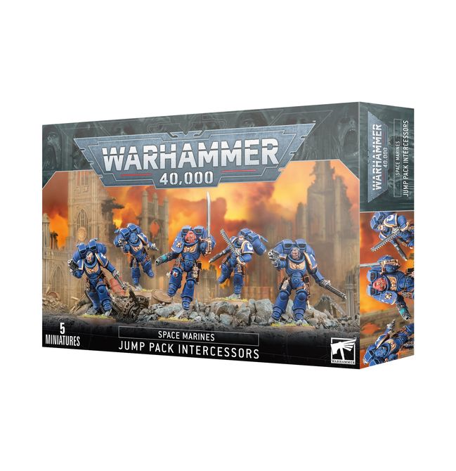 WARHAMMER 40K INTERCESSOR D'ASSALTO REATTORI DORSALI