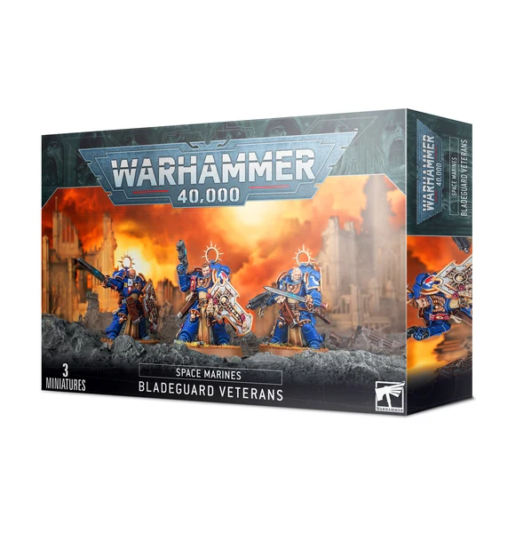 WARHAMMER 40K SPACE MARINES VETERANI GUARDIE DELLA LAMA