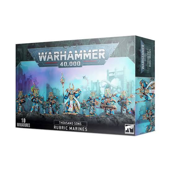 WARHAMMER 40K THOUSAND SONS MARINES DELLA RUBRICA