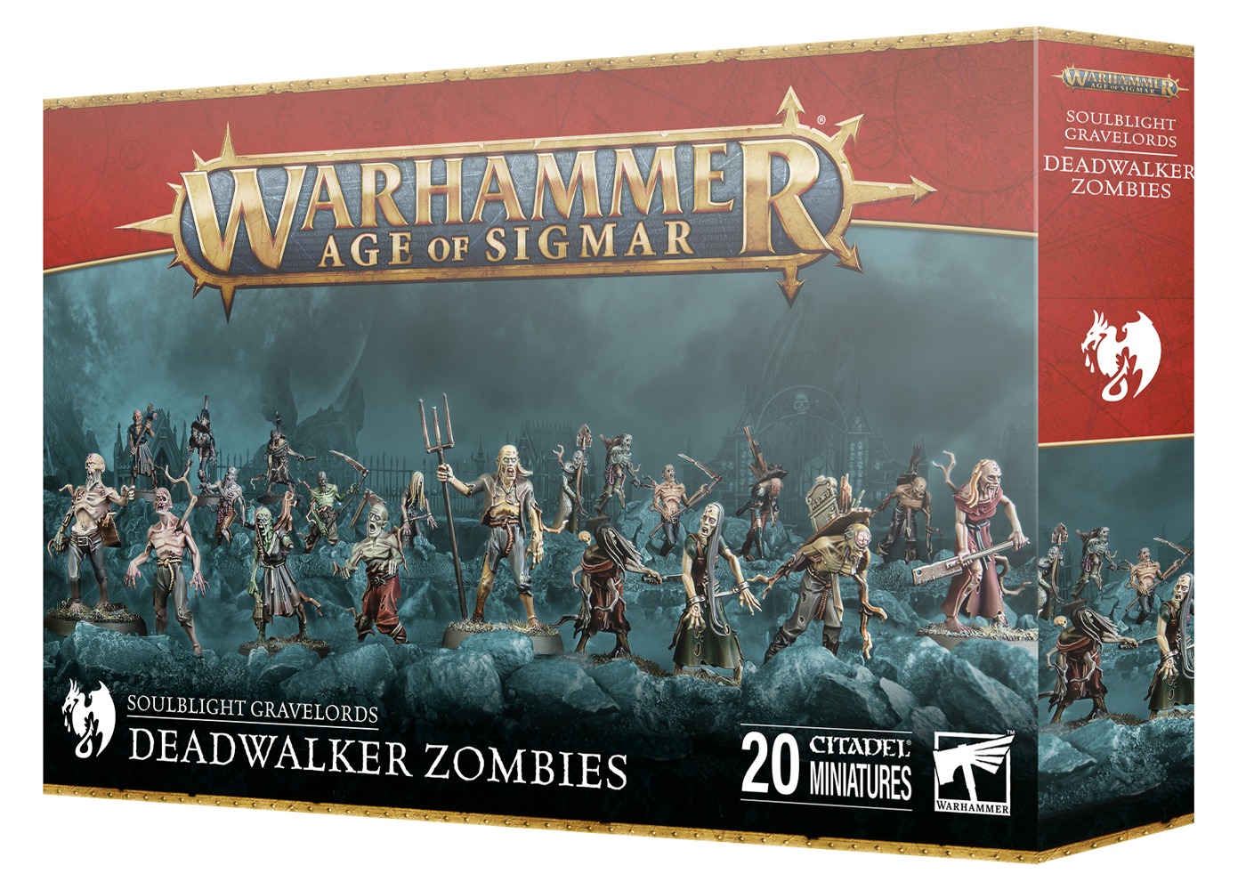 WARHAMMER AOS GRAVELORD MORTI VAGANTI ZOMBIE