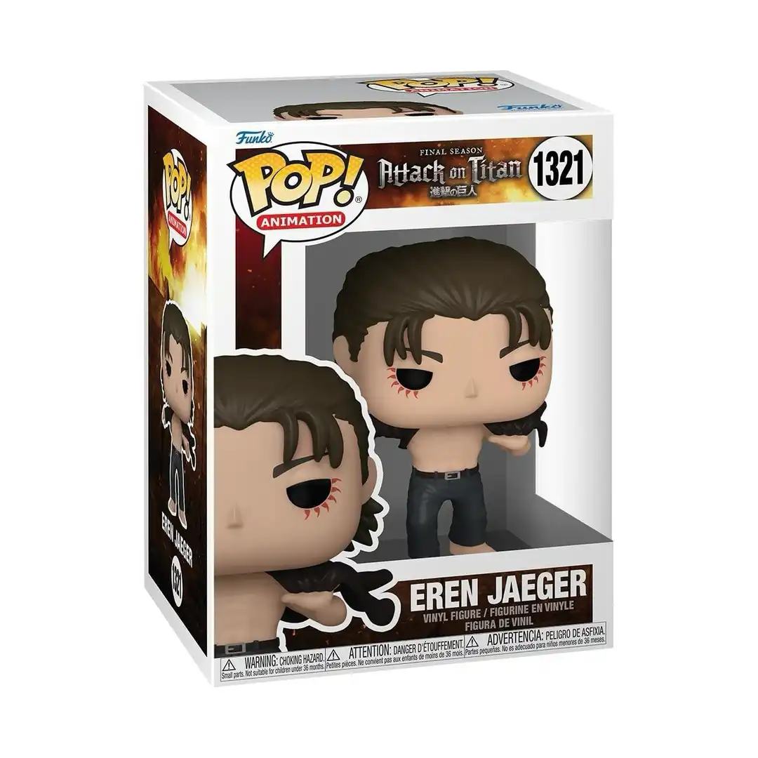 AOT - POP FUNKO VINYL FIGURE 1321  EREN JAGER