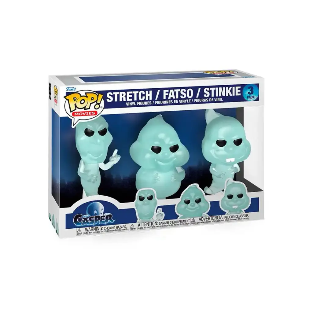 FUNKO POP CASPER 30TH - STRETCH/FATSO/STINKIE PACK