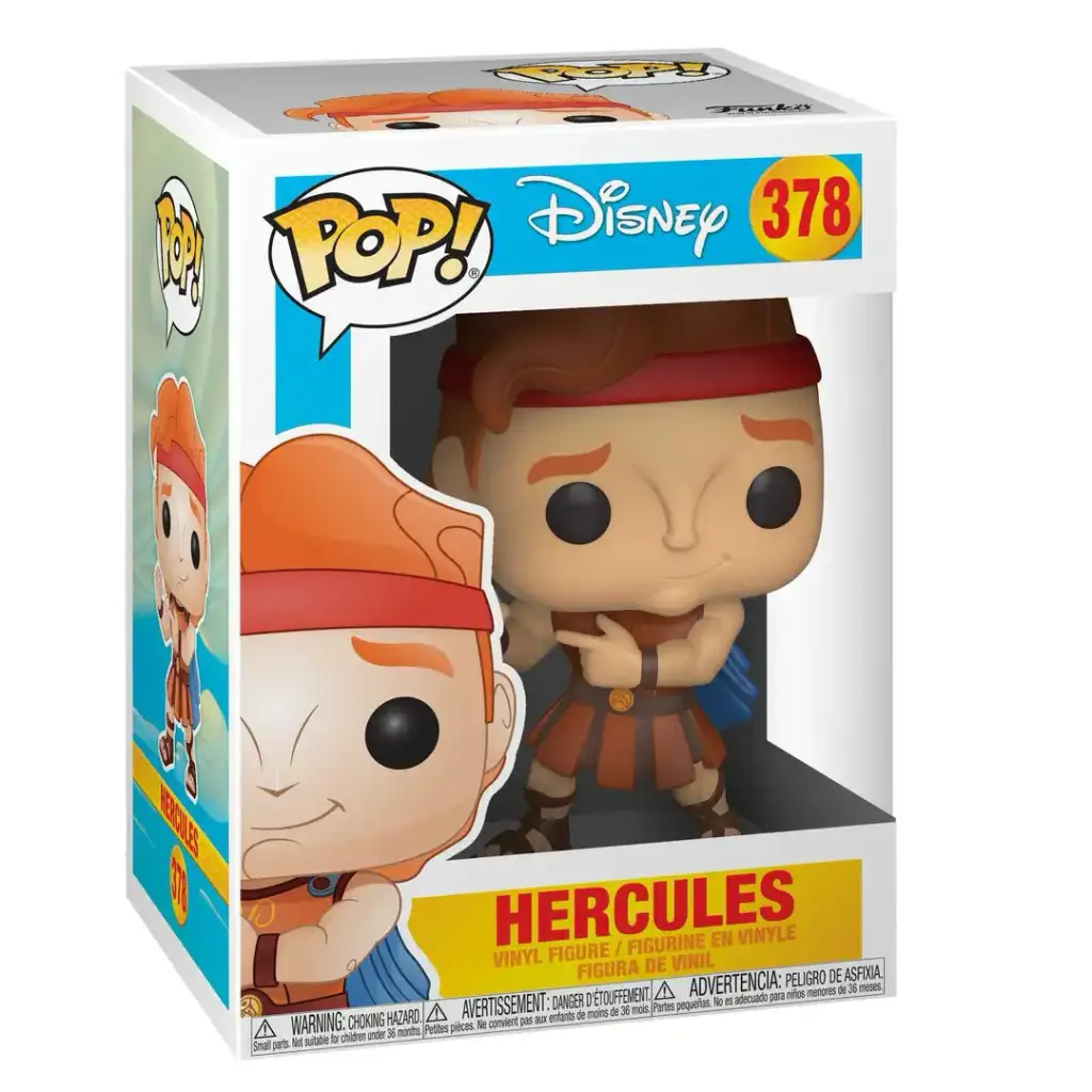 FUNKO POP - DISNEY - HERCULES 25TH ANNIVERSARY VINYL FIGURE 1666 HERCULES WITH BOW 9CM