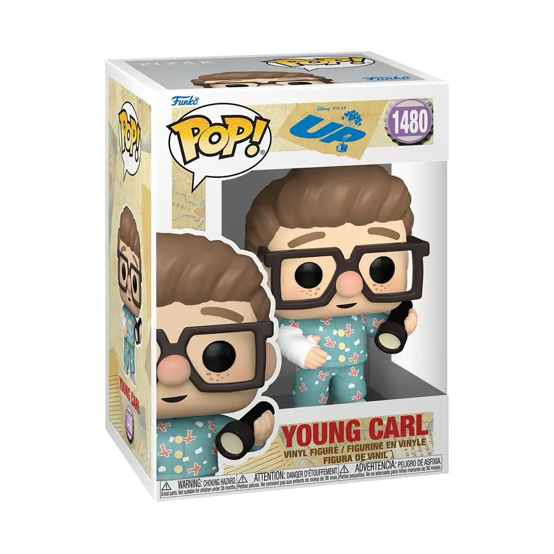 FUNKO POP - DISNEY: UP 2 VINYL FIGURE 1480 YOUNG CARL 9CM