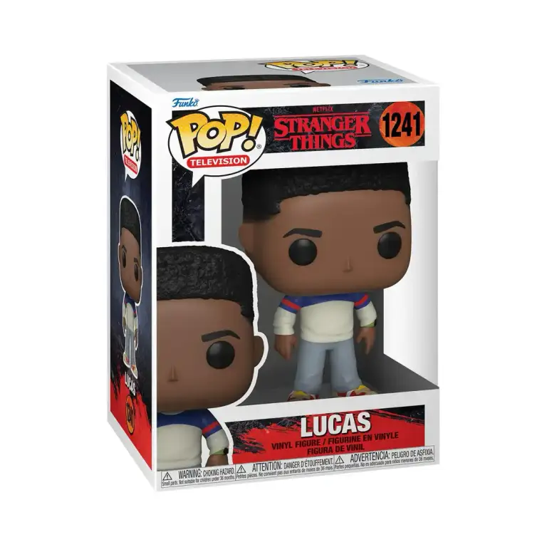 FUNKO POP - STRANGER THINGS VINYL FIGURE 1241 LUCAS SINCLAIR 9CM